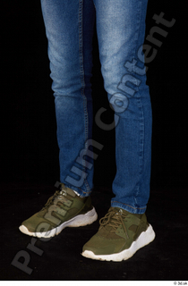 Matthew blue jeans calf casual dressed green sneakers 0002.jpg
